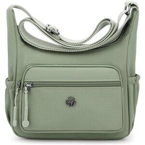 Crossboby Bags Multi-Pocket, Shoulder Bag Green